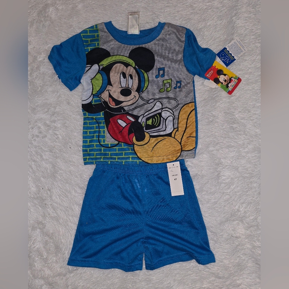 Disney Mickey Mouse Blue Kids Pajamas